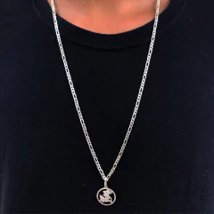 Corrente 3x1 3.5mm + Ping. São Jorge | PRATA 925