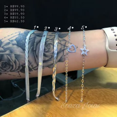 MIX PULSEIRAS 4 | PRATA 925 - comprar online