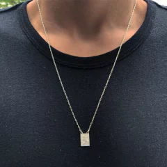 Imagem do Escapulário São Jorge | PRATA 925