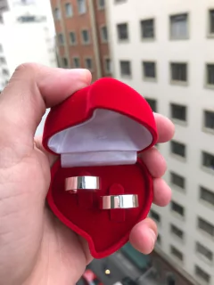 Aliança Lisa 6mm em PRATA 950 na internet