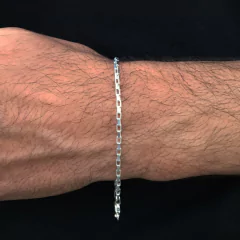 PULSEIRA CARTIER TIJOLINHO 2MM | PRATA 925 - comprar online