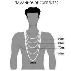 CORRENTE 3x1 6mm + Crucifixo Triangular | PRATA 925 - comprar online
