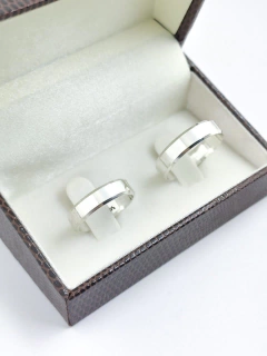 ALIANÇA (5mm) COM CHANFRO LATERAL | PRATA 950