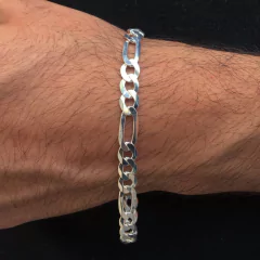 Pulseira 3x1 7mm | PRATA 925 - comprar online