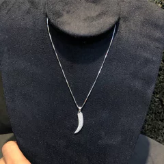 Gargantilha Pimenta | PRATA 925 COM BANHO DE RÓDIUM.