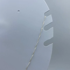 GARGANTILHA GRUMET TORCIDA 1,5MM | PRATA 925