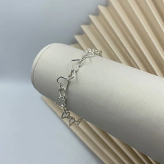 PULSEIRA ELO CORAÇÃO (G) | PRATA 925 - comprar online