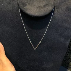 Gargantilha V | PRATA 925 na internet