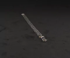 Pulseira Trançada 5 fios | PRATA 925 - Souza Joias ® | Desde 2018 | Prata 925/950