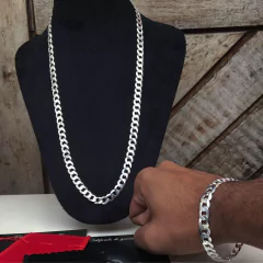 Conjunto Grumet 8mm | Prata 925