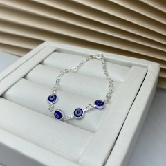 PULSEIRA OLHO GREGO | PRATA 925 na internet