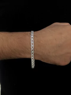 Pulseira Elo Duplo 6mm | PRATA 925 - loja online