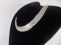 Gargantilha trançada 11 fios | PRATA 925 - comprar online