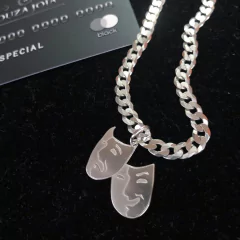 Pingente Chora agora, ri depois | PRATA 925 - comprar online