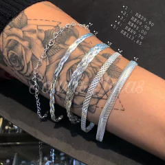 Mix pulseiras 6 | PRATA 925