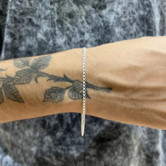 Pulseira elo duplo 2,5mm | PRATA 925 - loja online