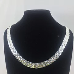 Gargantilha Trançada 6 fios | PRATA 925