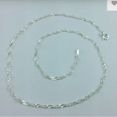 Corrente Grumet Torcida 2mm | PRATA 925 - Souza Joias ® | Desde 2018 | Prata 925/950