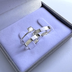 ALIANÇA 3MM (RETA/LISA) | PRATA 950 [ENVIO FULL]