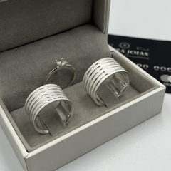 Par Aliança 12mm | PRATA 950 - comprar online