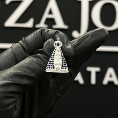 PINGENTE NOSSA SENHORA APARECIDA 3D | PRATA 925