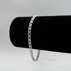 Pulseira elo duplo (4mm) | PRATA 925