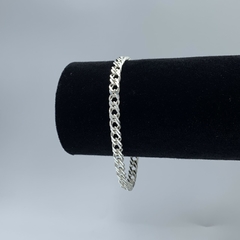 Pulseira Elo Duplo 6mm | PRATA 925
