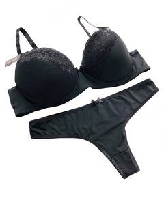 CONJUNTO SOFT NEGRO TALLE GRANDE - comprar online