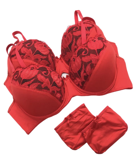 CONJUNTO SOFT ROJO TALLE GRANDE