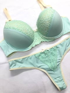 CONJUNTO VERDE AGUA TALLE GRANDE - comprar online