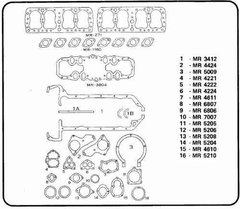 Juego De Juntas Ford V8 100 Hp 1938-1948