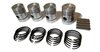 Subconjunto Pistones Aros Y Pernos Hanomag R35 Tractor 90mm / Pistons rings and pins Hanomag R35 tractor bore 90mm