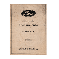 Manual de instrucciones Ford Modelo A 1928 al 1931 español