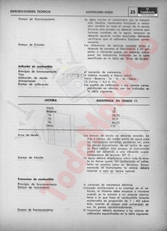 Boletín de información técnica RASTROJERO 42HP y 52HP Diesel - loja online