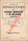 Manual reparación generador y arranque Ford v8 1933 a 1947