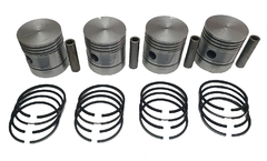 Subconjunto Pistones aros y pernos Chevrolet 4 cil 1916 - 1928 / Piston ring and pins set Chevrolet 4 cyl 1916 - 1928