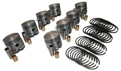 Subconjunto pistones aros y pernos Ford V8 Flathead 8BA 1949-53 / Pistons Ford V8 Flathead 8BA 1949-53 with rings and pins - buy online