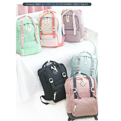 Mochila Himawari Escolar 1088m Rosa y Azul 03# - sashet