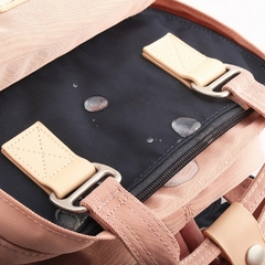 Mochila Himawari 188l Porta Notebook Crema azul 79 en internet