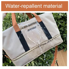 Bolso Deportivo Gym Viaje Unisex Beichad Beige - comprar online