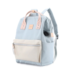 Mochila Portanotebook Urbana Himawari 1881 Usb Celeste Beige 14# - comprar online