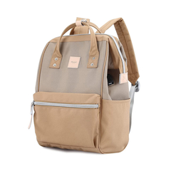 Mochila Portanotebook Urbana Himawari 1881 Usb Camel y caqui - comprar online