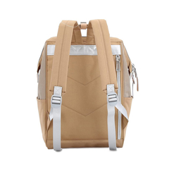 Mochila Portanotebook Urbana Himawari 1881 Usb Camel y caqui - sashet