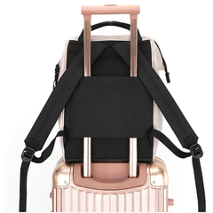 MOCHILA BANDOLERA 2 EN 1 PORTANOTEBOOK HIMAWARI 0403# CREMA 02 en internet