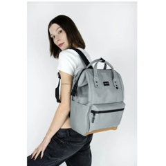 Mochila Himawari Portanotebook Usb 124 Gris 07# - tienda online