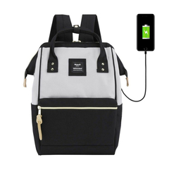 Mochila Himawari Urbana 9001 Negro y gris 11# - sashet