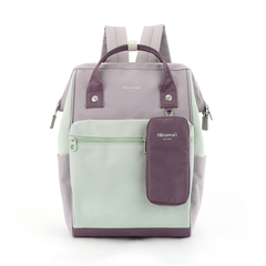 Mochila Himawari Portanotebook 1027 accesorio Gris y verde 11 - comprar online