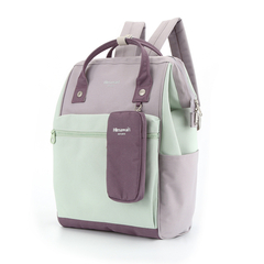 Mochila Himawari Portanotebook 1027 accesorio Gris y verde 11 en internet