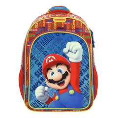 MOCHILA ESCOLAR CHENSON MARIO BROS SUPER MARIO PUÑO