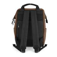 MOCHILA BANDOLERA 2 EN 1 PORTANOTEBOOK HIMAWARI 0403# MARRON 06 - sashet